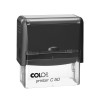 Zīmogs COLOP Printer C50 melns korpuss, zils spilventiņš